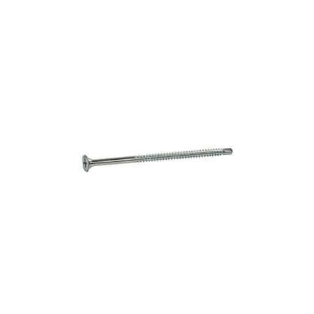Grip-Rite Drywall Screw, #8 x 3 in, Steel, Flat Head Phillips Drive, 83 PK 3ZSDS1